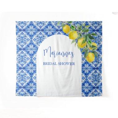 Blue tile lemon thats amore  backdrop