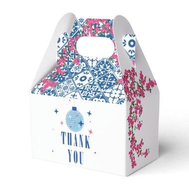 Blue Tile Santorini Greek/ Spanish themed party Favor Boxes