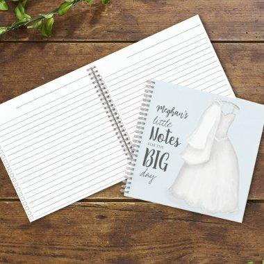 Blue Wedding Planner Bride to Be Personalized Notebook