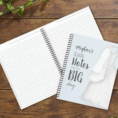 Blue Wedding Planner Personalized  Notebook