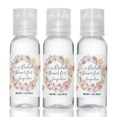 Blue White Floral Bird Branch Bridal Shower Hand S Hand Sanitizer