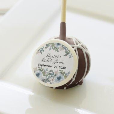 Blue White Floral Watercolor  Cake Pops