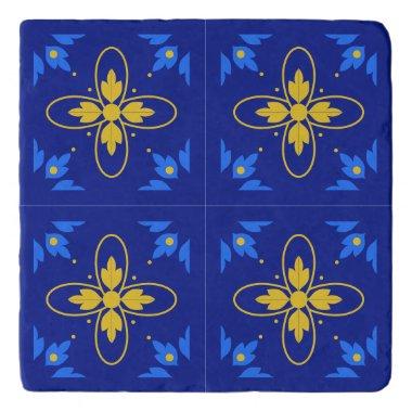 Blue & Yello Azulejo Trivet