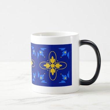 Blue & Yellow Azulejo Magic Mug