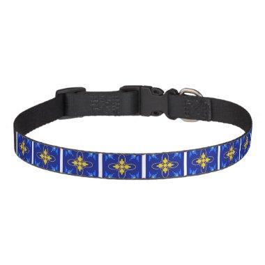 Blue & Yellow Azulejo - Specialty Mug Bowl Pet Collar