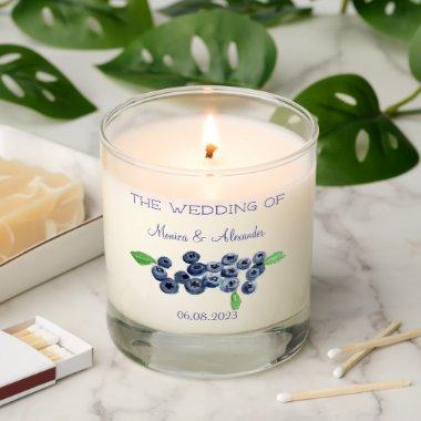 Blueberries Blueberry Fruits Wedding Party Scented Candle