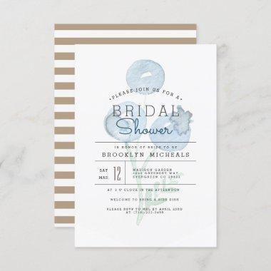 Blueberry Trio | Berry Watercolor Bridal Shower Invitations