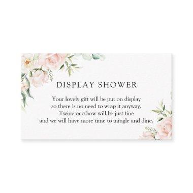 Blush and Greenery Display Shower Enclosure