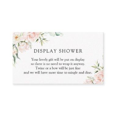 Blush and Greenery Display Shower Enclosure Invitations