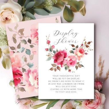 Blush Blossoms Bridal Shower Display Shower Enclosure Invitations