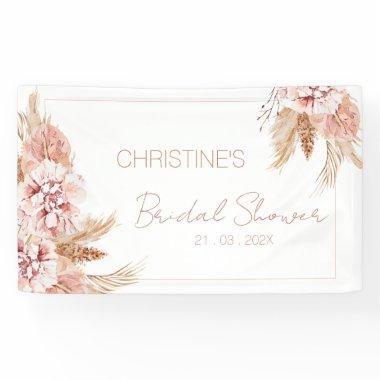 Blush Bohemian Floral  Banner