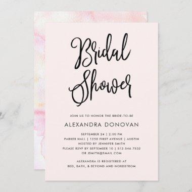 Blush Boho Watercolor | Bridal Shower Invitations