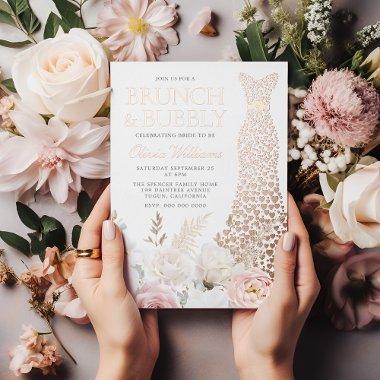 Blush  Brunch & Bubbly Rose Gold Foil