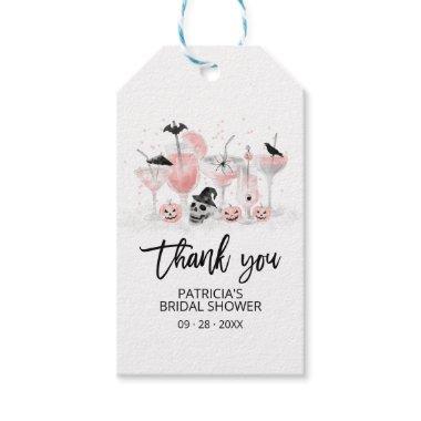 Blush Cocktails Halloween  Thank You Gift Tags