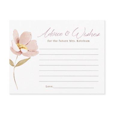 Blush Floral Advice and Wishes