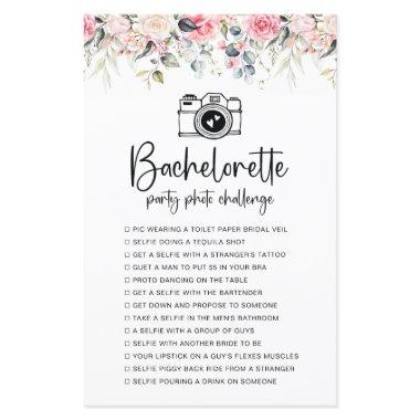 Blush Floral | Bachelorette Photo Challenge Game