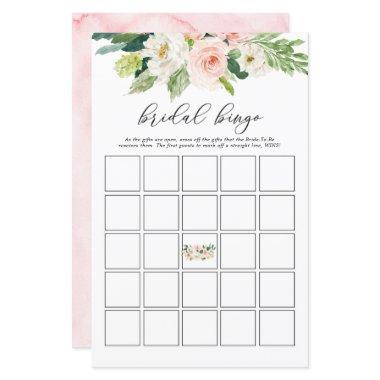 Blush Floral  Bingo Game