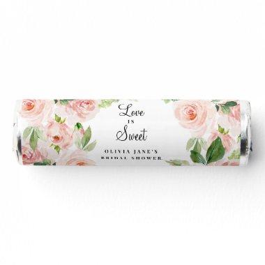 Blush Floral Bridal Shower Breath Mints