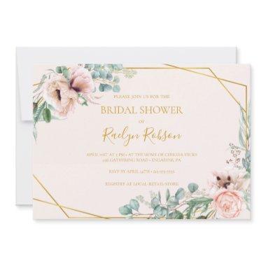 Blush Floral | Pastel Horizontal