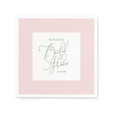 Blush floral watercolor  Napkins