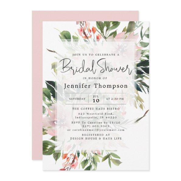Blush Florals & Greenery Watercolor