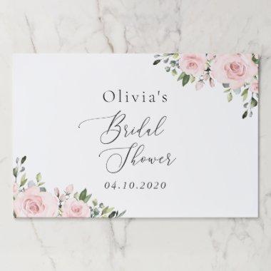 Blush Flowers, Pink Flowers, Boho,  Paper Pad