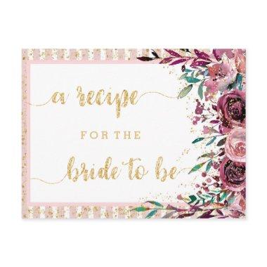 Blush Flowers Stripes  Recipe