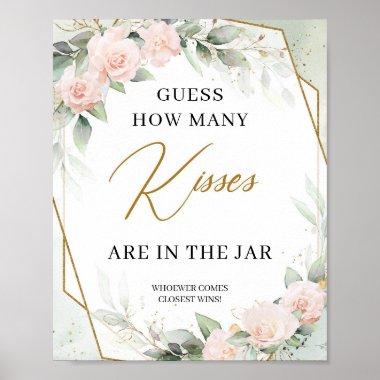 Blush Guess how many kisses are in the jar Poster