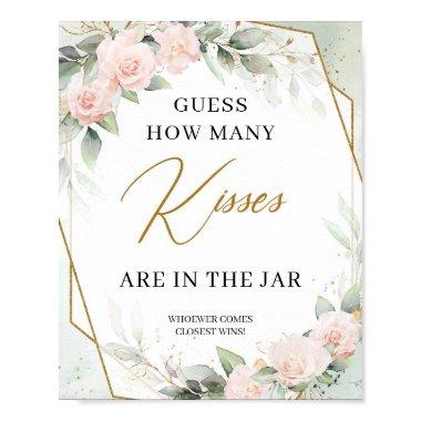 Blush Guess how many kisses are in the jar Poster