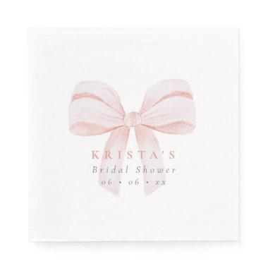 Blush Oversize Bow  Napkins