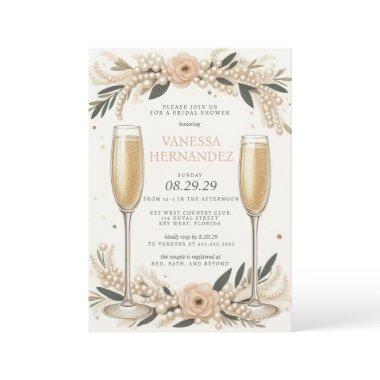 Blush Pearls and Prosecco