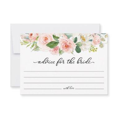 Blush pink floral advice for the bride