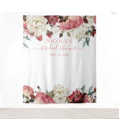 Blush Pink Floral  Backdrop