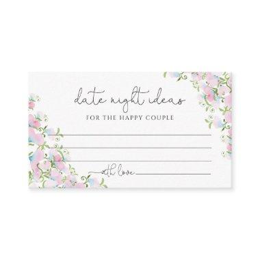 Blush Pink Floral Bridal Shower Date Night Invitations