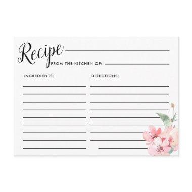 Blush Pink Floral  Recipe