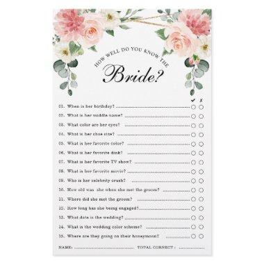 Blush Pink Floral Geometric  Game