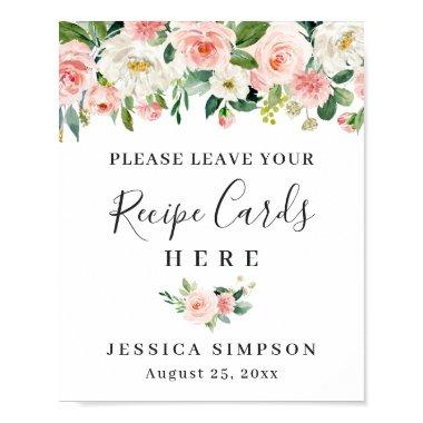 Blush Pink Flowers Recipe   Poster