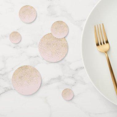 Blush Pink & Gold Modern Elegant Glam Party Confetti