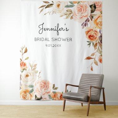 Blush Pink & Peach Floral  or Party Tapestry