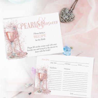 Blush Pink Watercolor  Recipe Request Enclosure