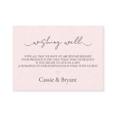 Blush Pink Wedding Wishing Well Enclosure