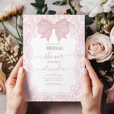 Blush Pink White Chinoiserie Floral