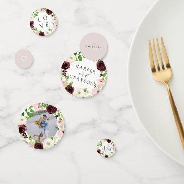 Blush Romance Personalized Wedding Confetti