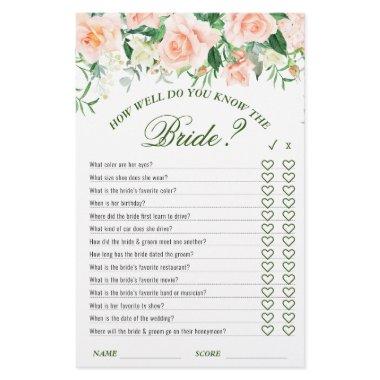 Blush Roses Floral Double-Sided  Game