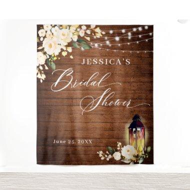 Blush Roses Lantern Wood  Backdrop