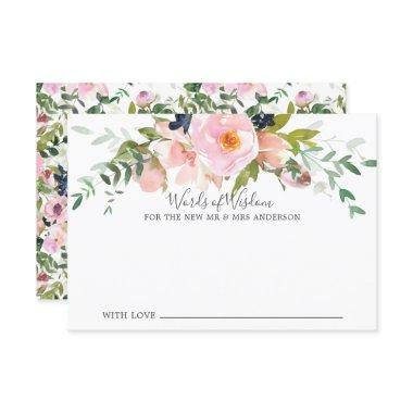 Blush Roses & Peonies Bride Words of Wisdom