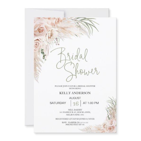 Blush Sage Boho Floral