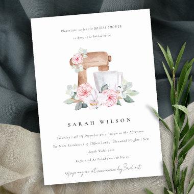Blush Watercolor Mixer Floral Recipe
