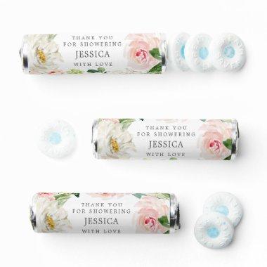 Blushing Blooms Watercolor Floral Breath Savers® Mints