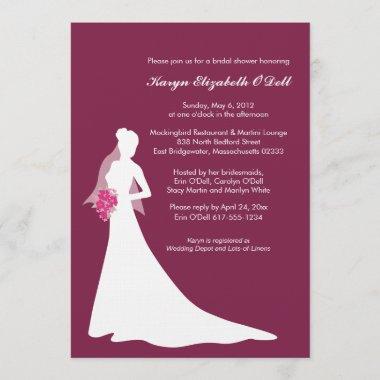 Blushing Bride - Bridal Shower Invitations